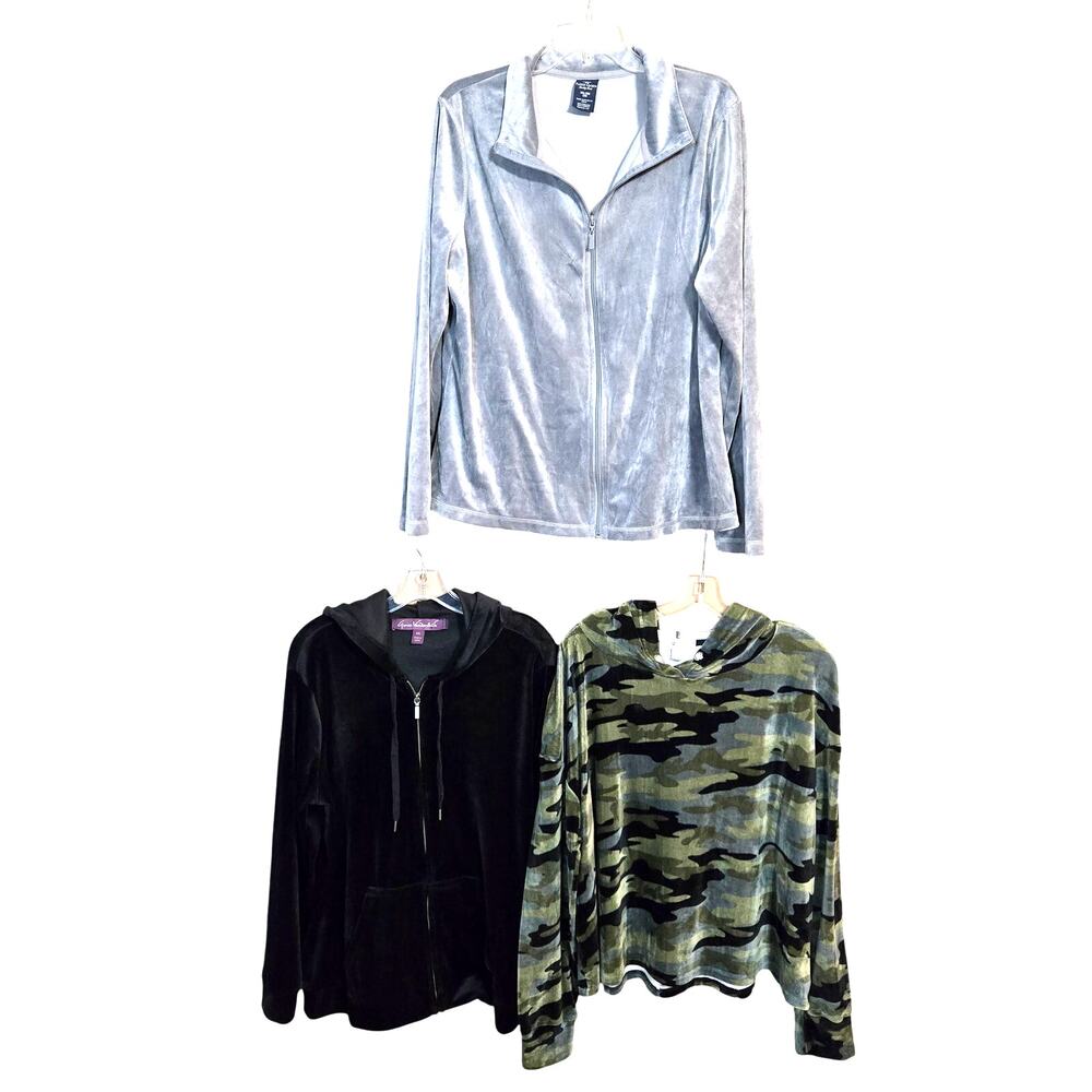 Women's 2X 18W 20W Tops Shirts Blouses Sweaters Wholesale Bulk Lot of 3 2XL XXL